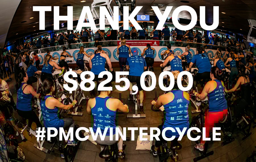 PMC Winter Cycle Exceeds 2020 Fundraising Goal