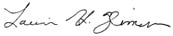 Laurie H. Glimcher, MD, signature